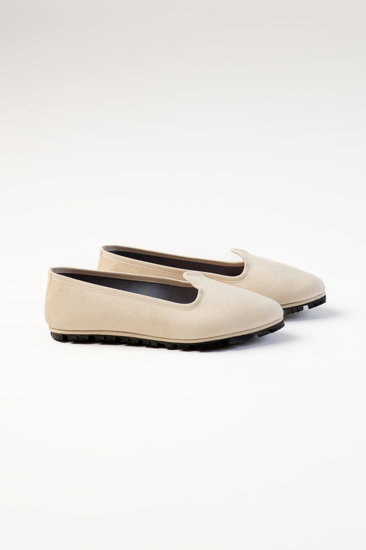 Slippers Pitti Terciopelo Marfil