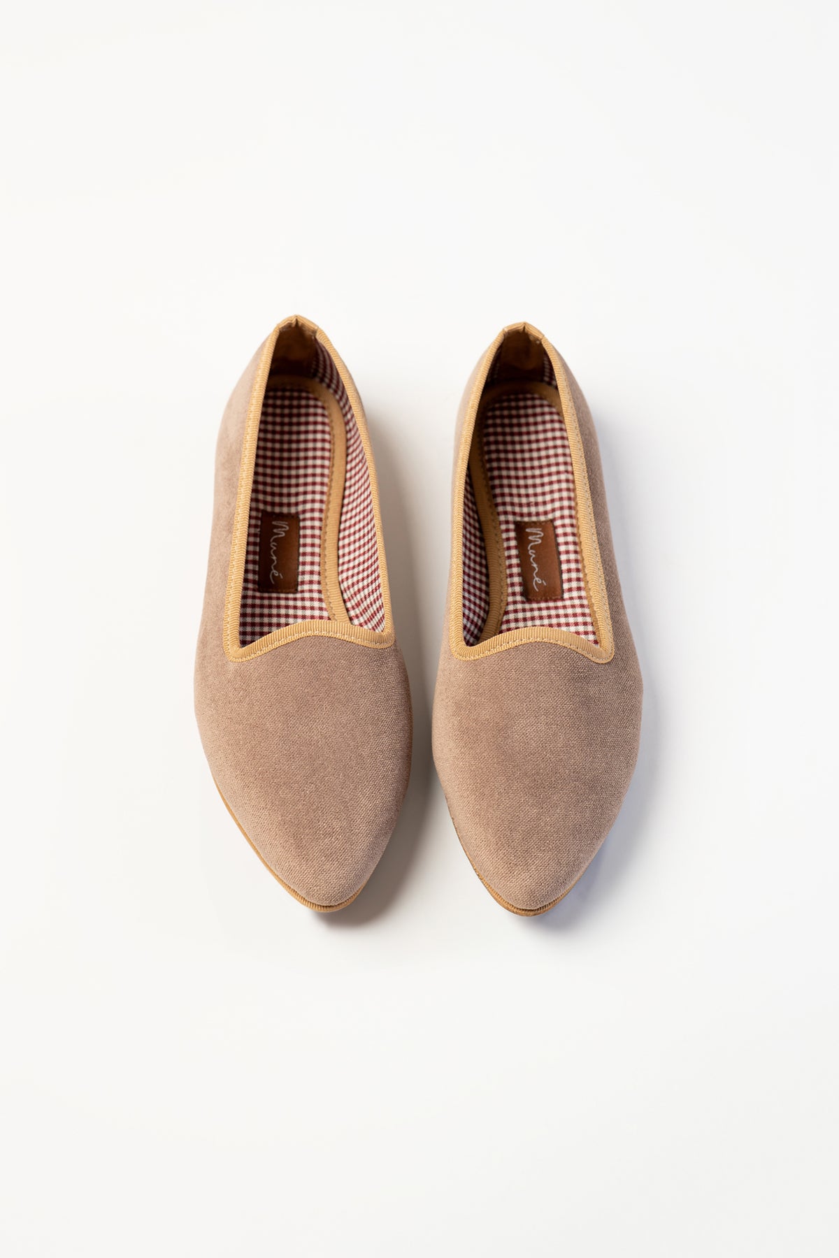 Slippers Terciopelo Beige Plus