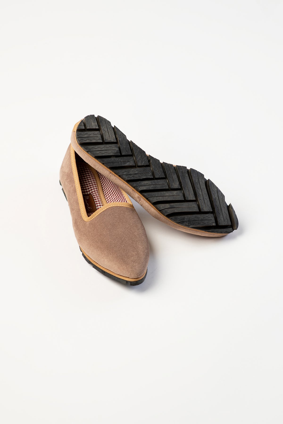 Slippers Terciopelo Beige