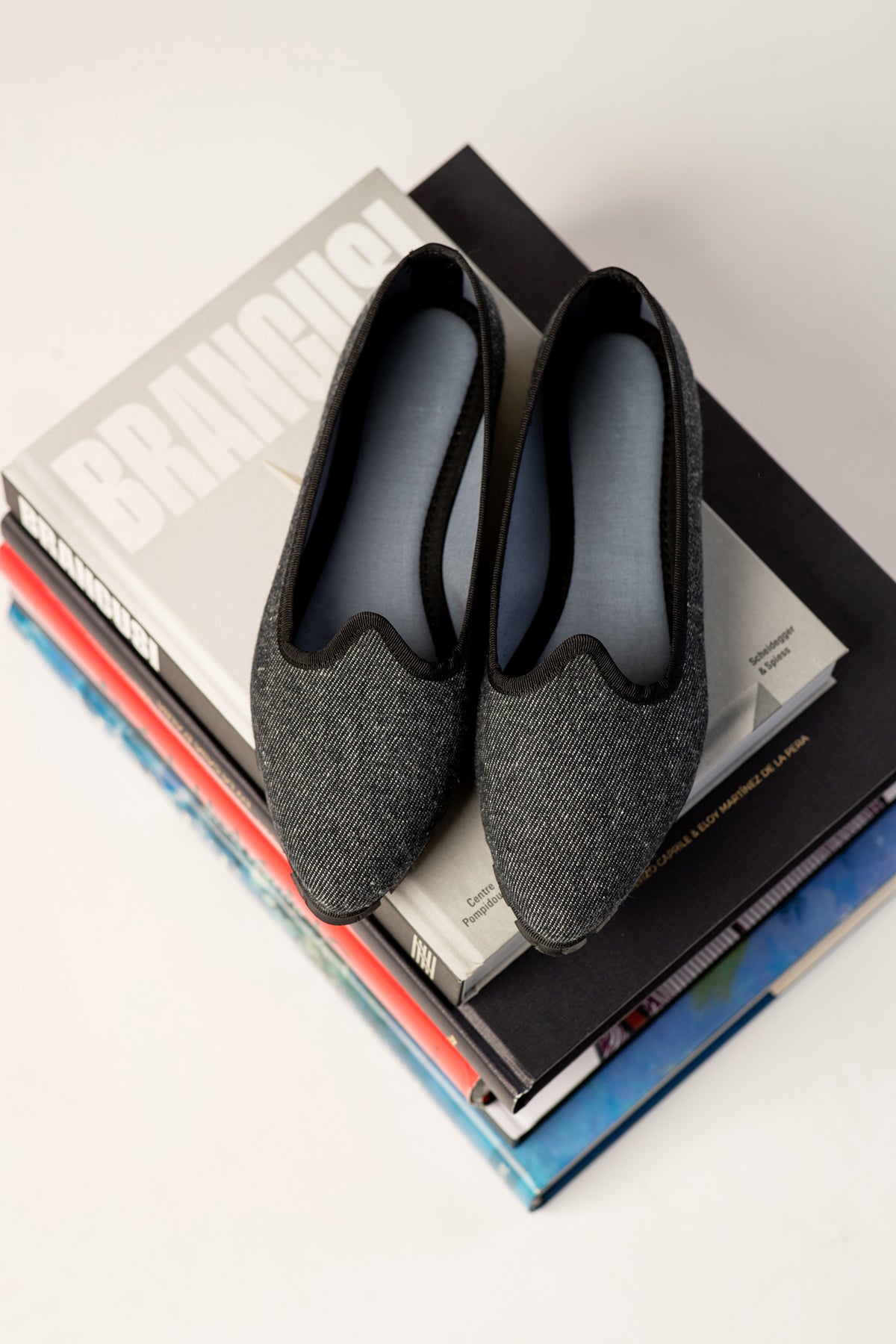 Slippers Denim Negro Plus