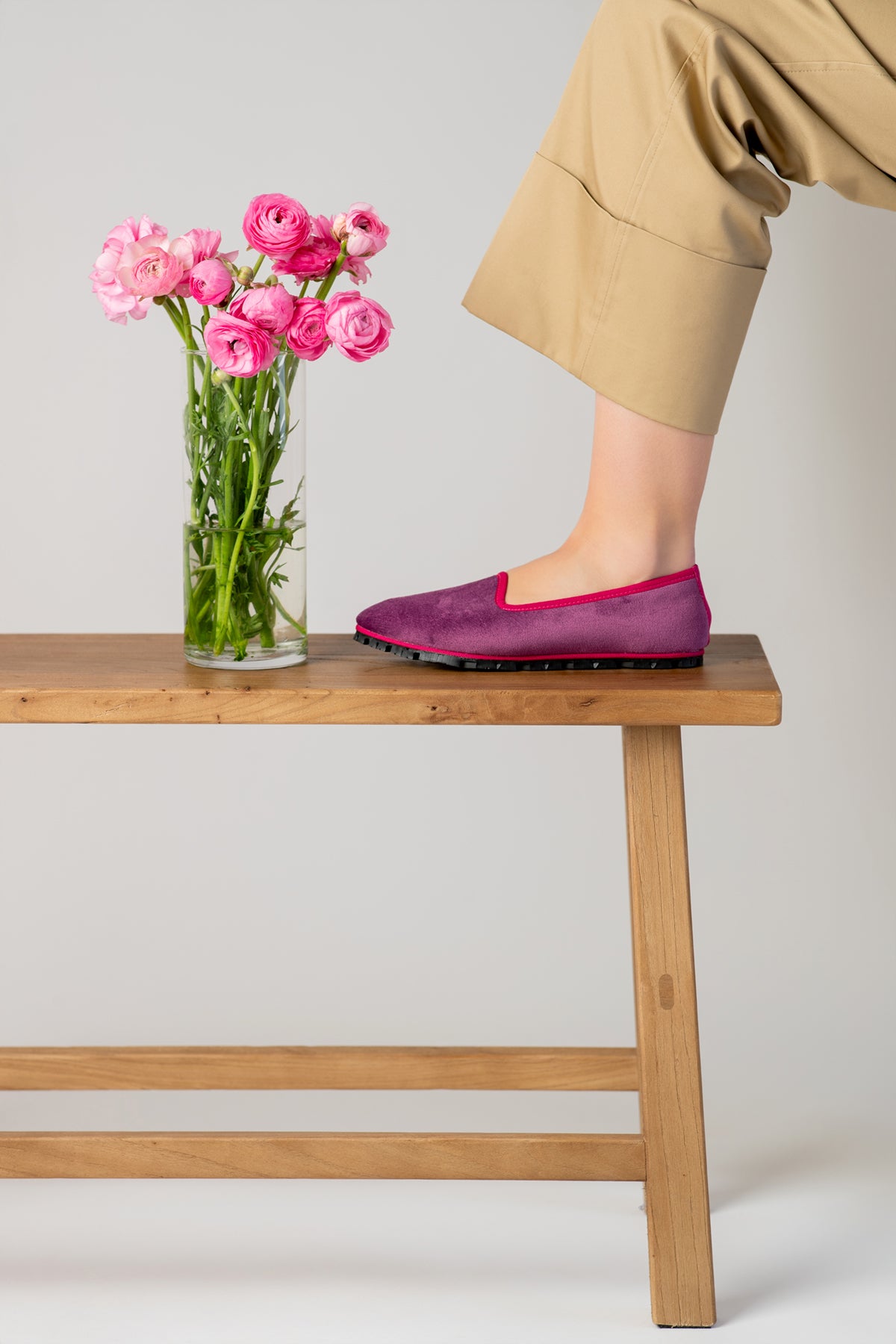 Slippers Terciopelo Buganvilla