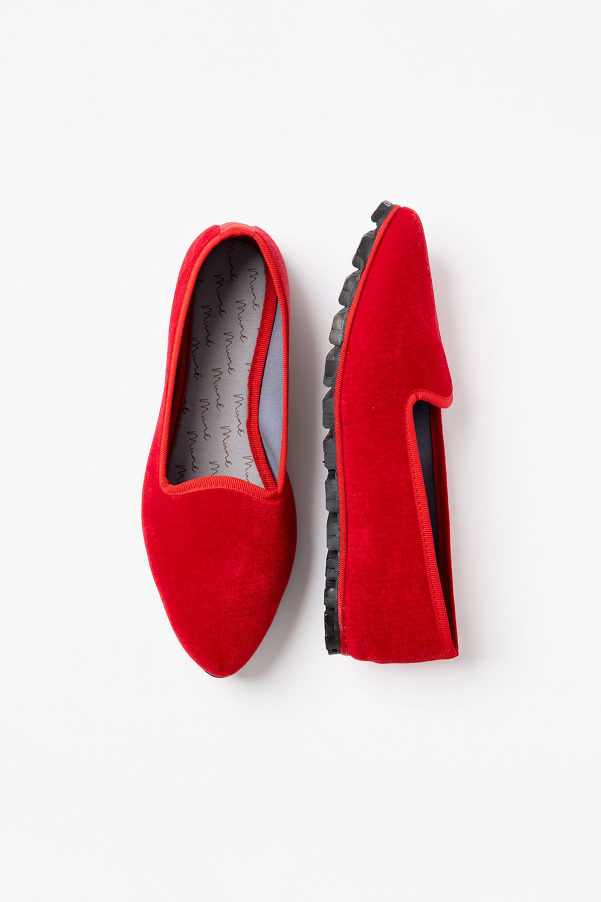 Slippers Terciopelo Rojo