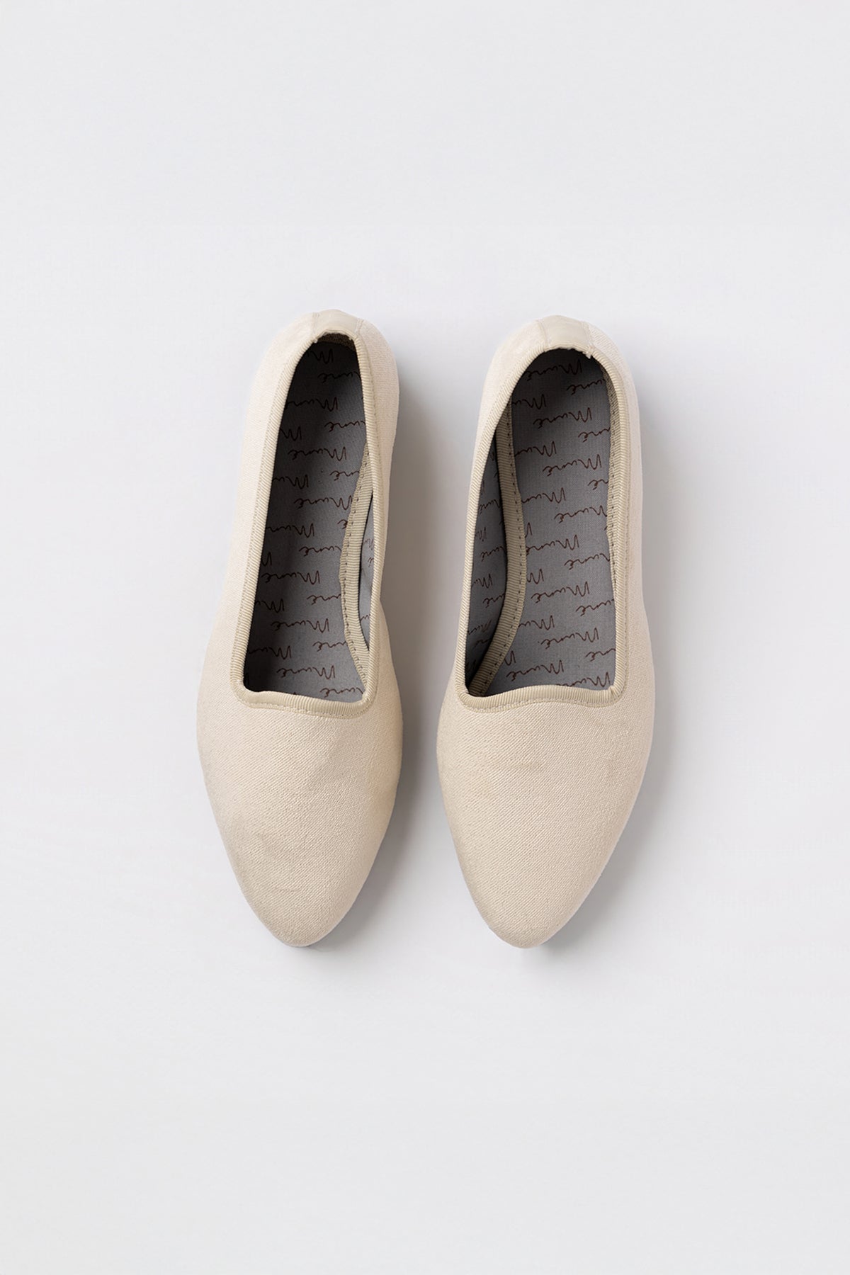 Slippers Terciopelo Marfil Plus
