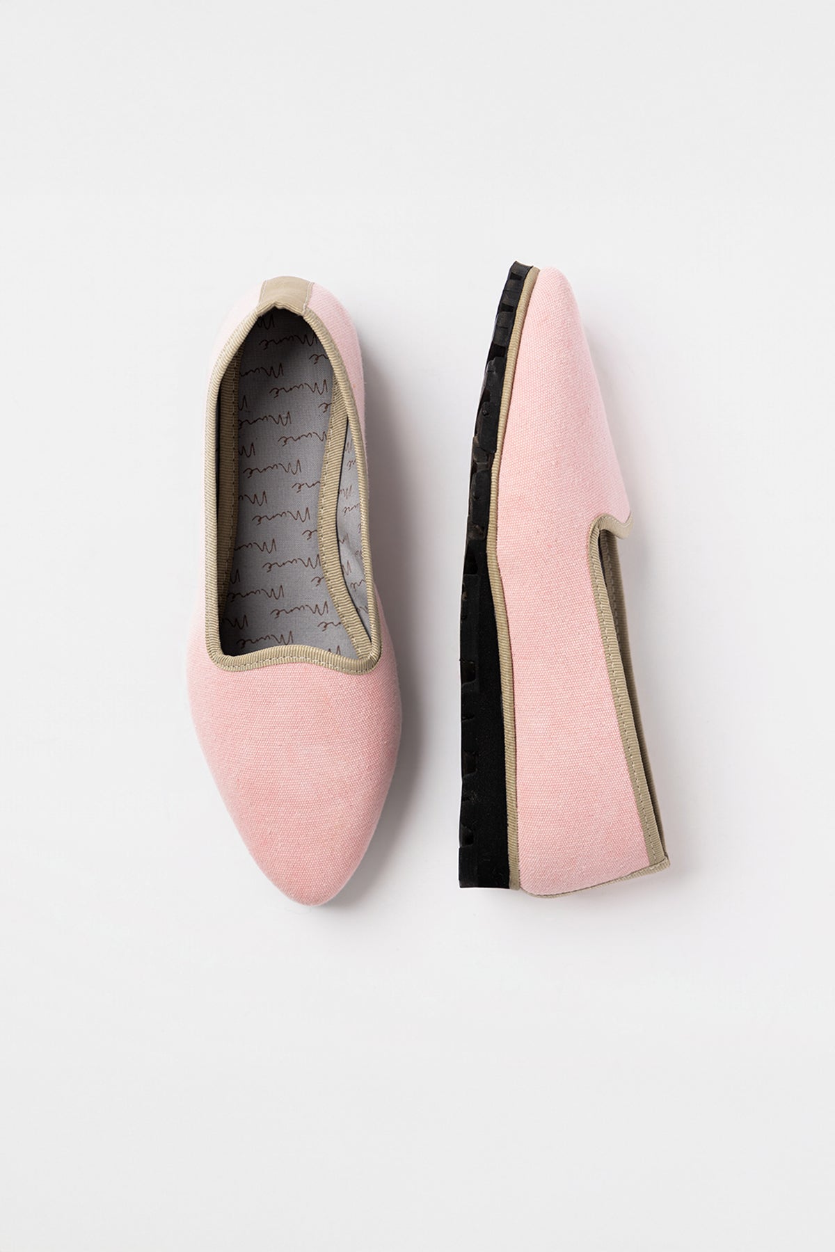 Slippers Lona Rosa Plus