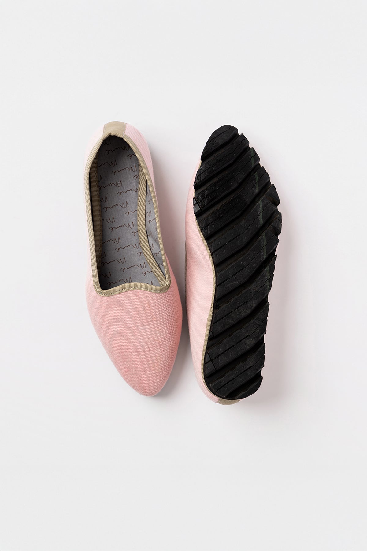Slippers Lona Rosa