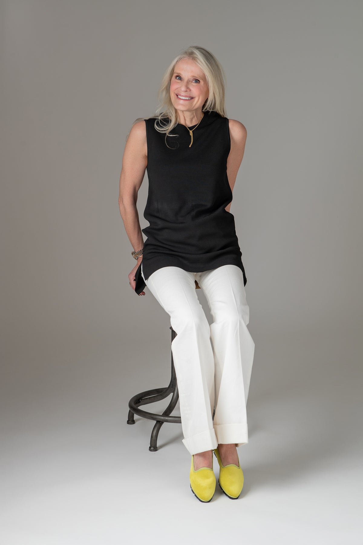 Lime Velvet Slippers