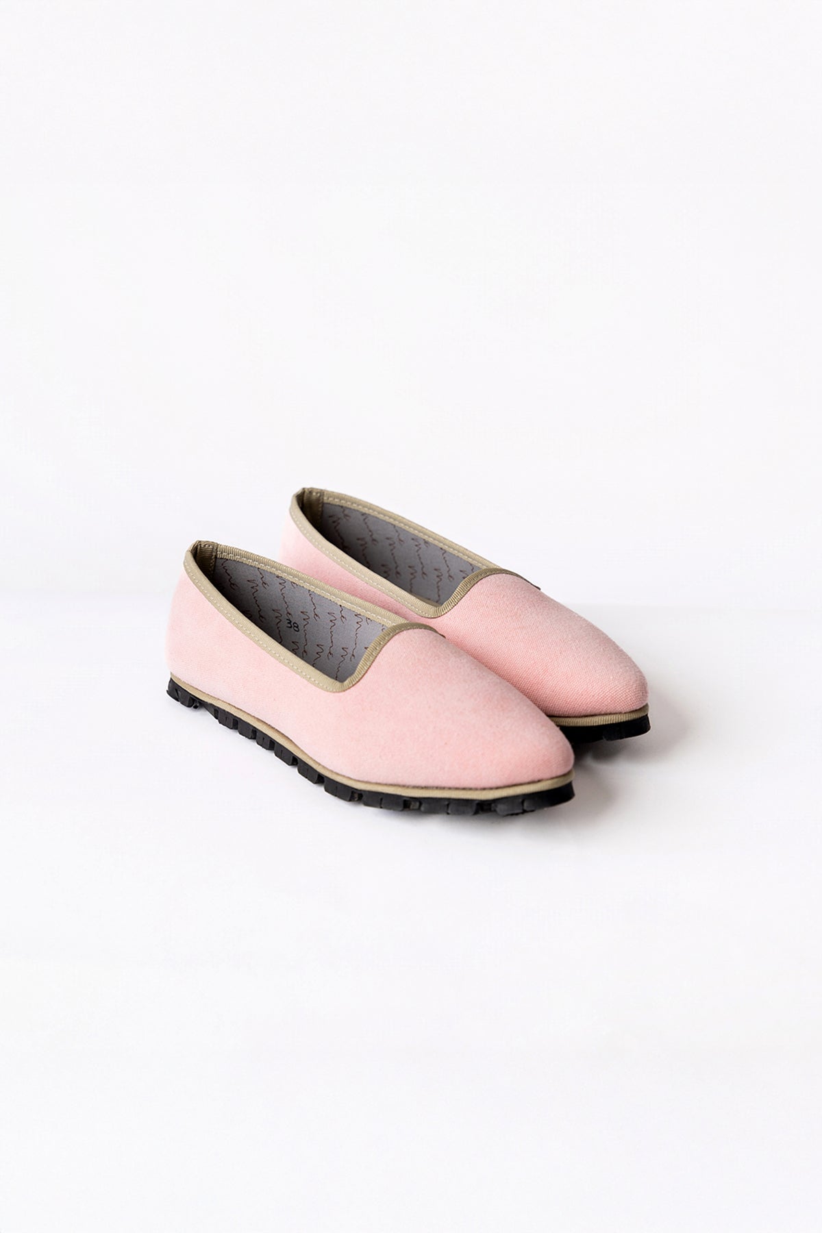 Slippers Lona Rosa