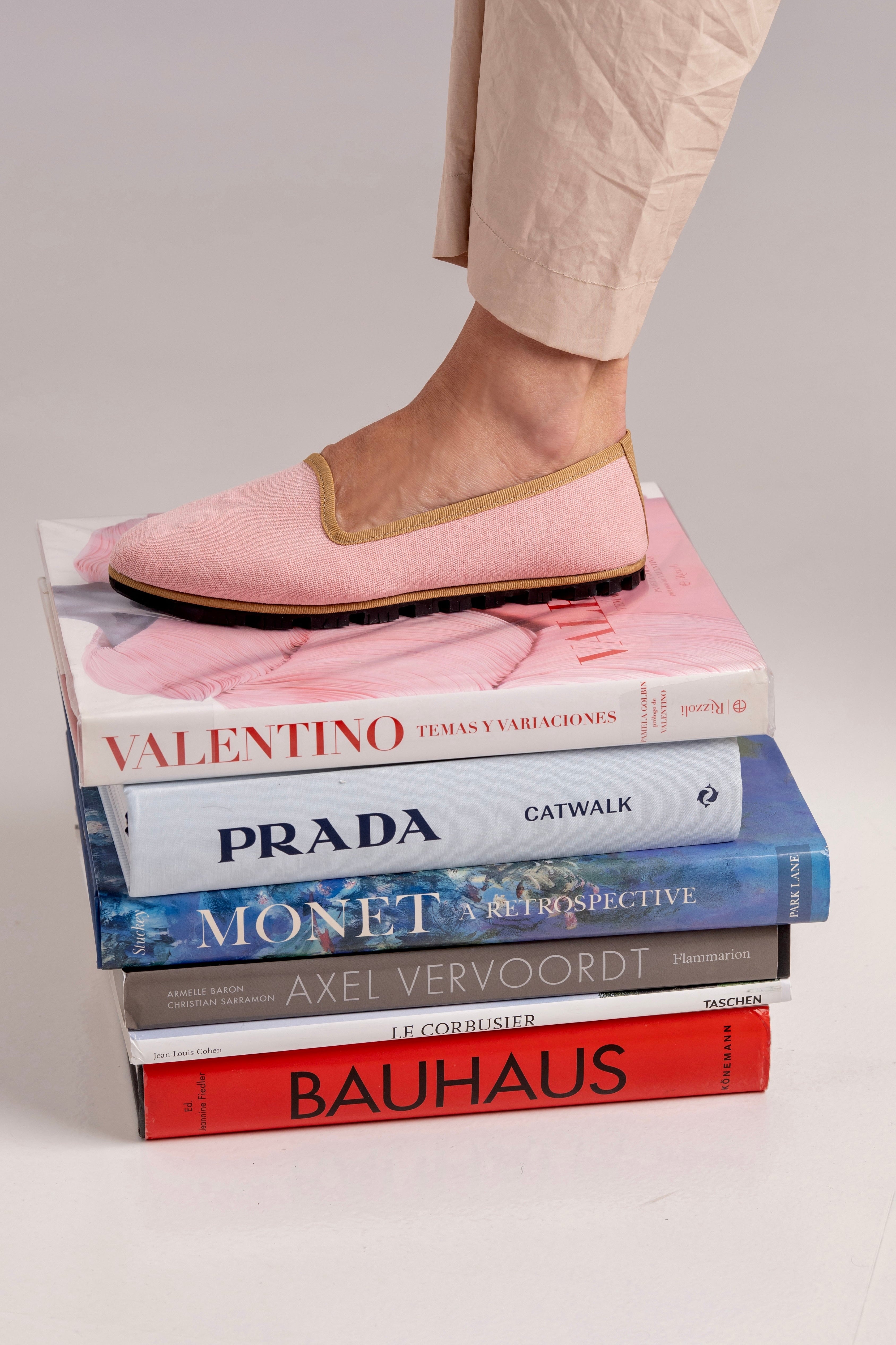 Slippers Lona Rosa