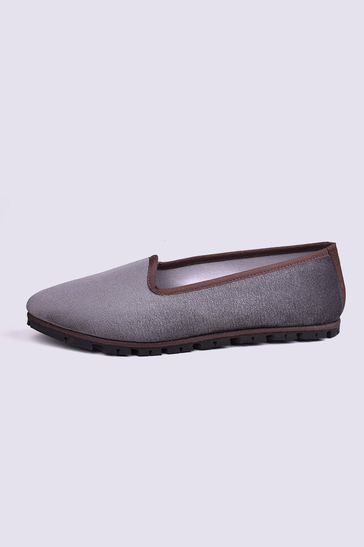 Slippers Terciopelo Gris