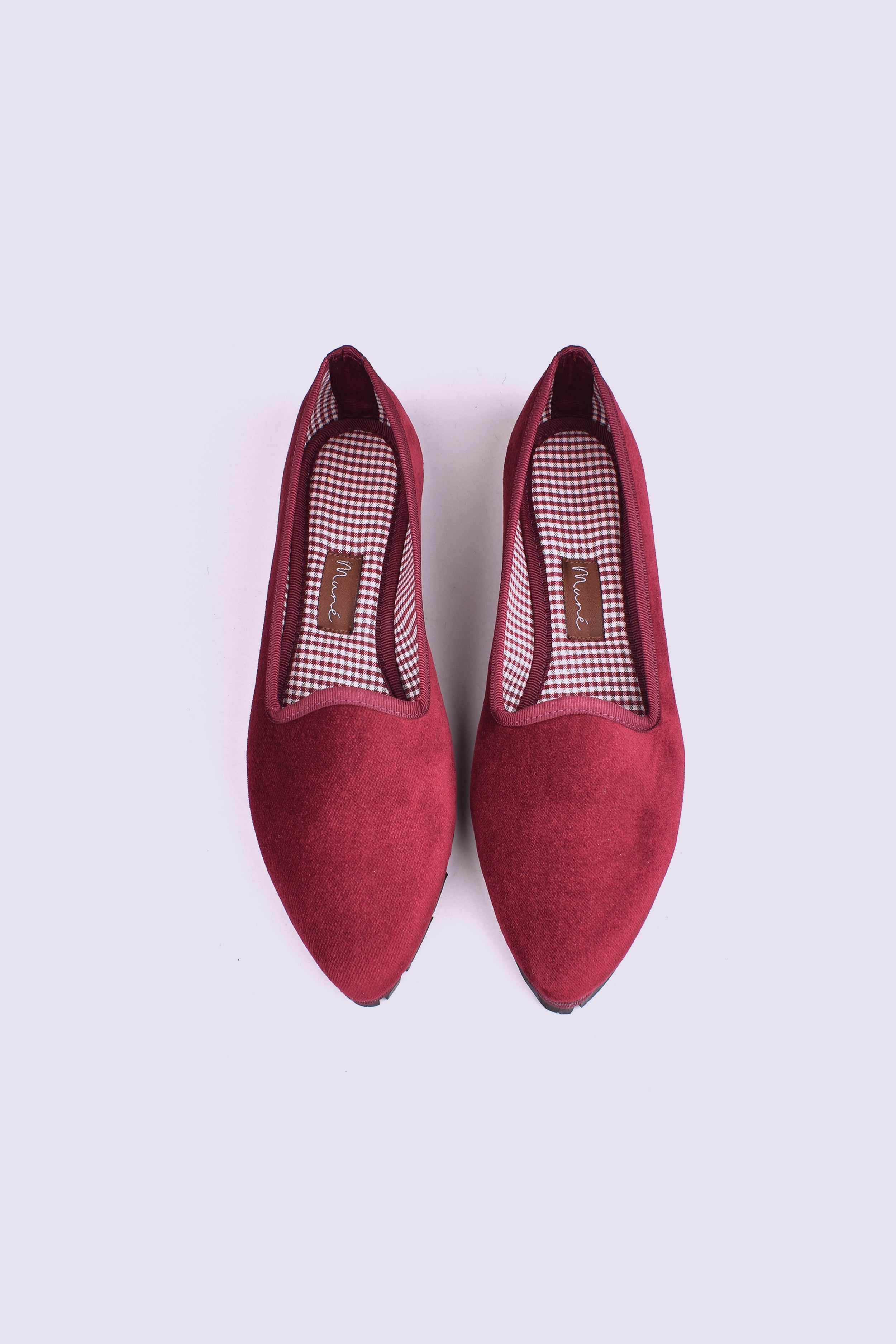 Slippers Terciopelo Burdeos