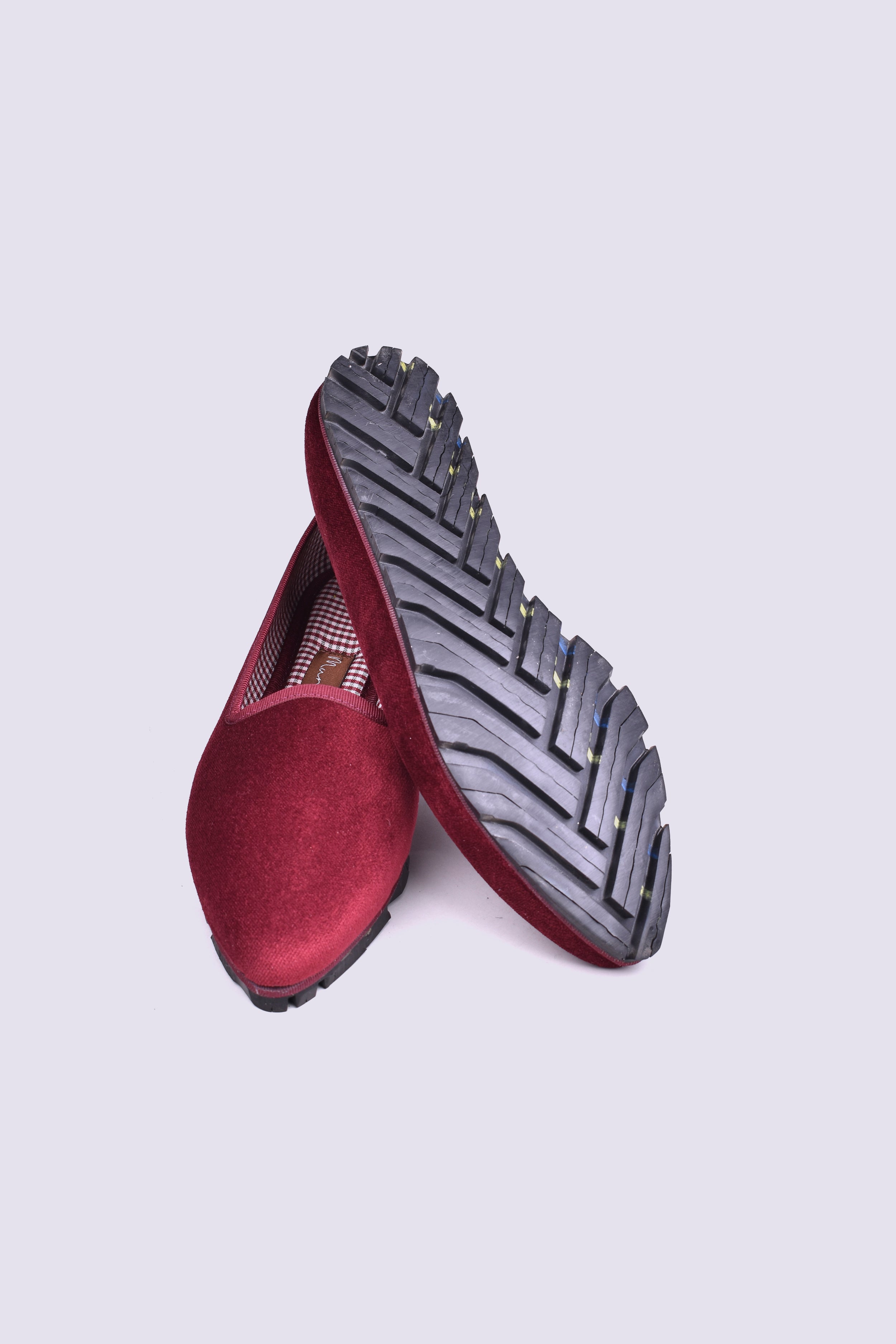 Slippers Terciopelo Burdeos