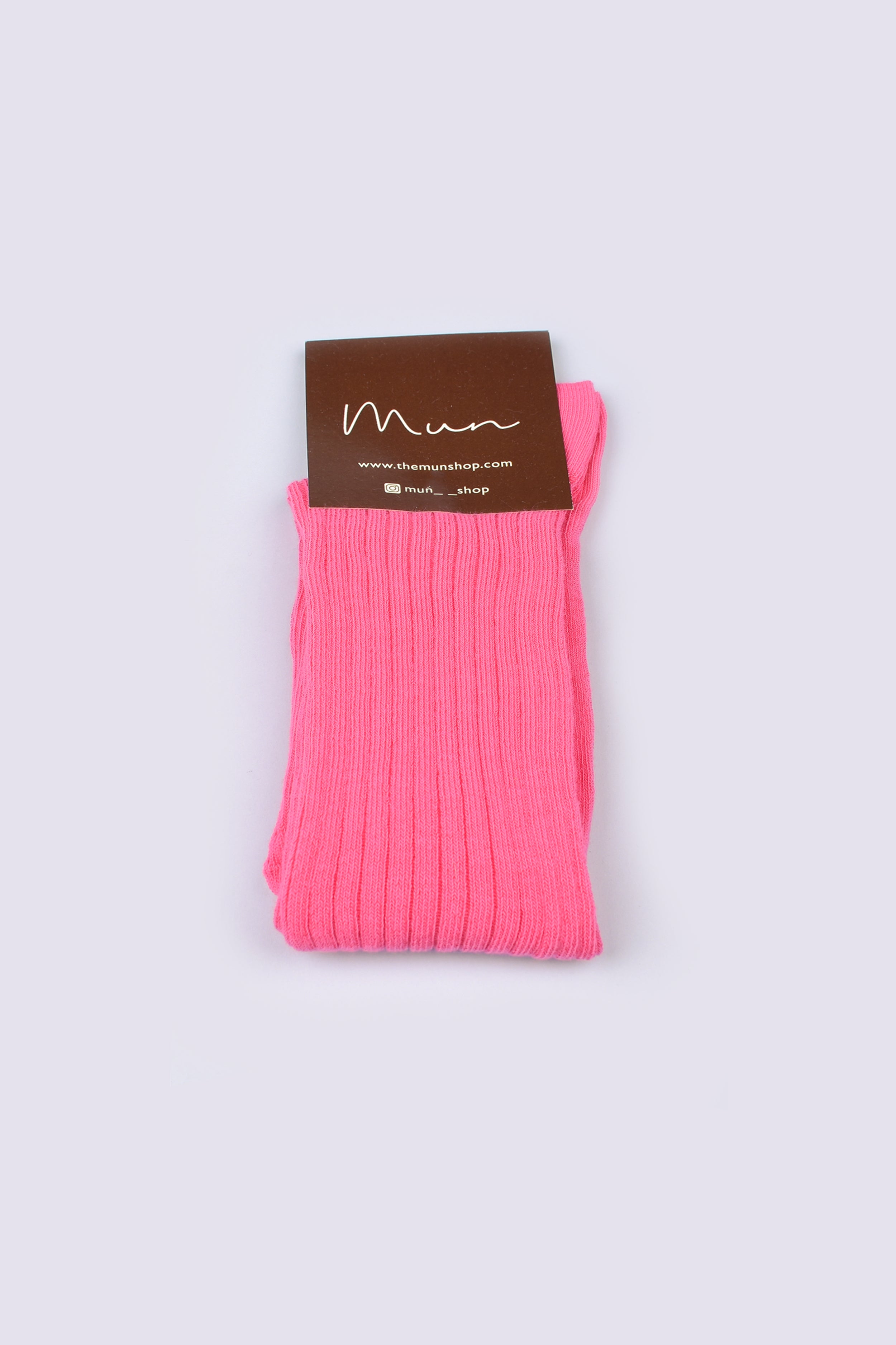 Calcetín Liso Rosa