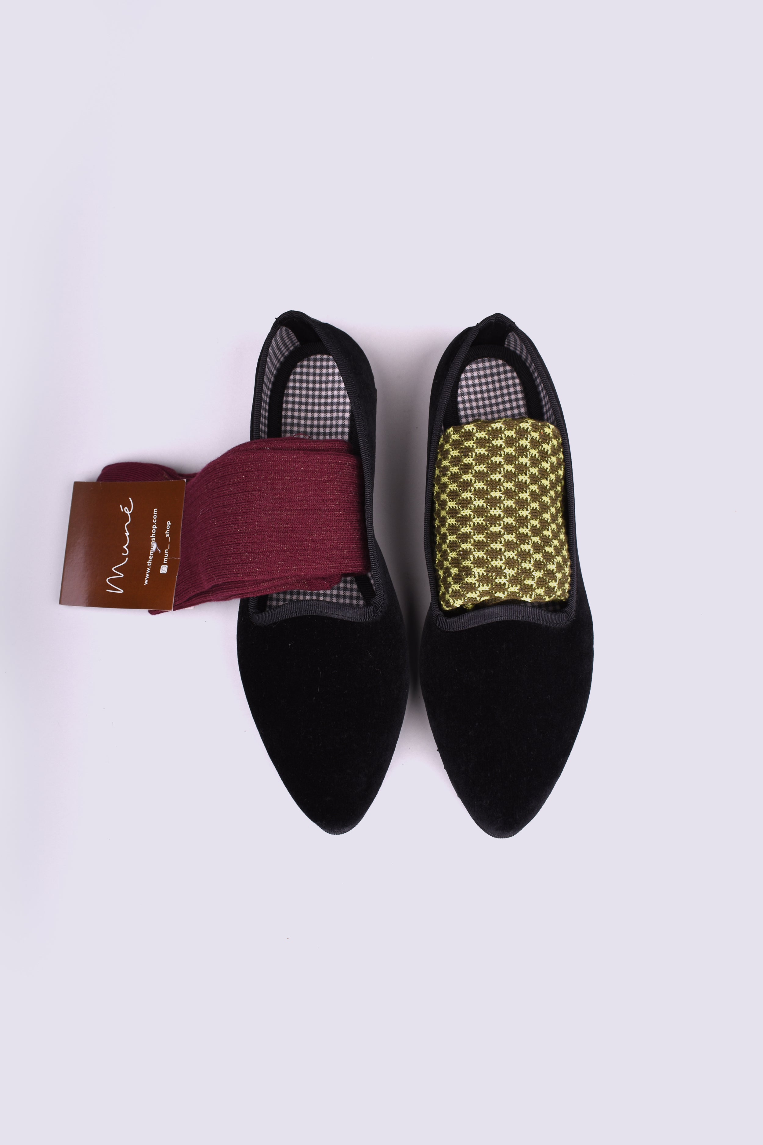 Slippers Terciopelo Negro