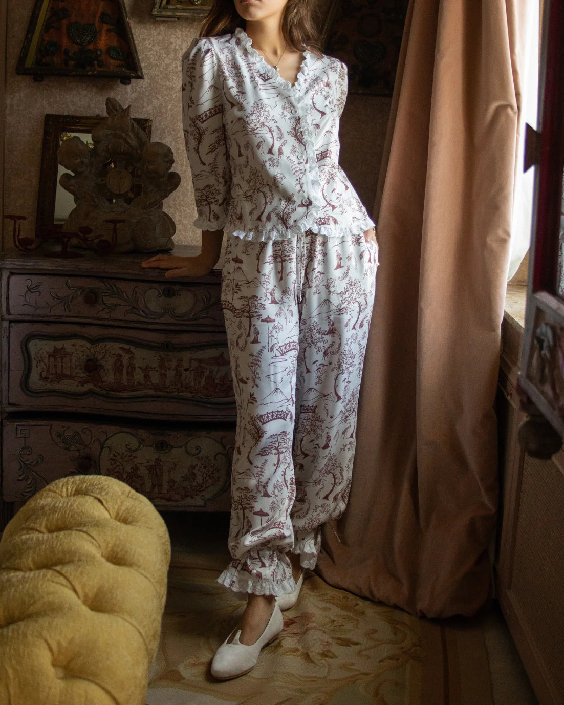 Slippers IQ Home Terciopelo Beige