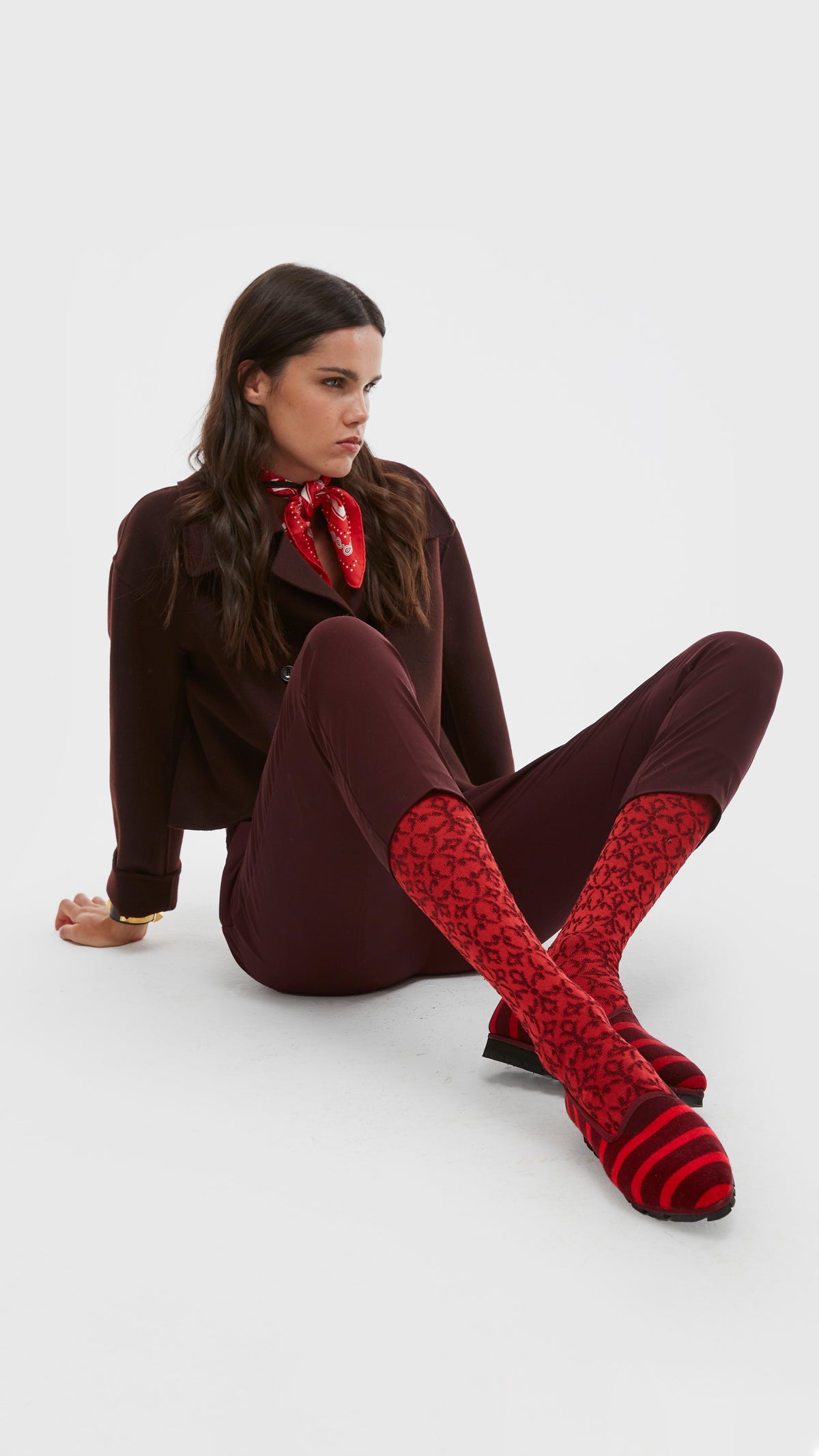 Kéré Bordeaux socks