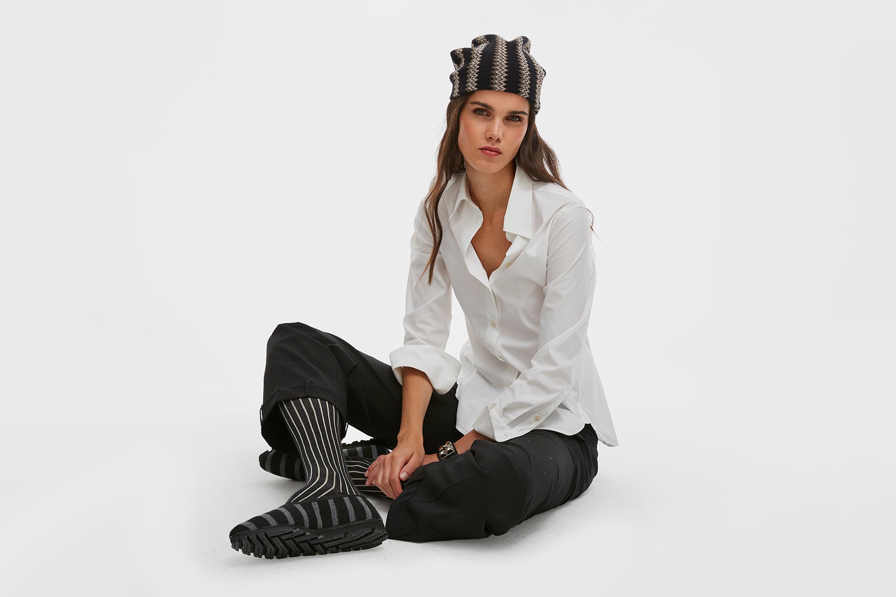 Slippers Simoneta Negro Plus