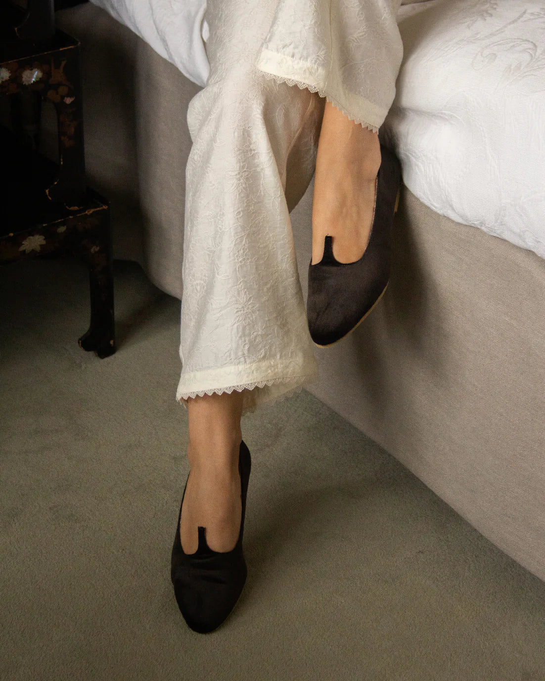 Slippers IQ Home Terciopelo Marrón