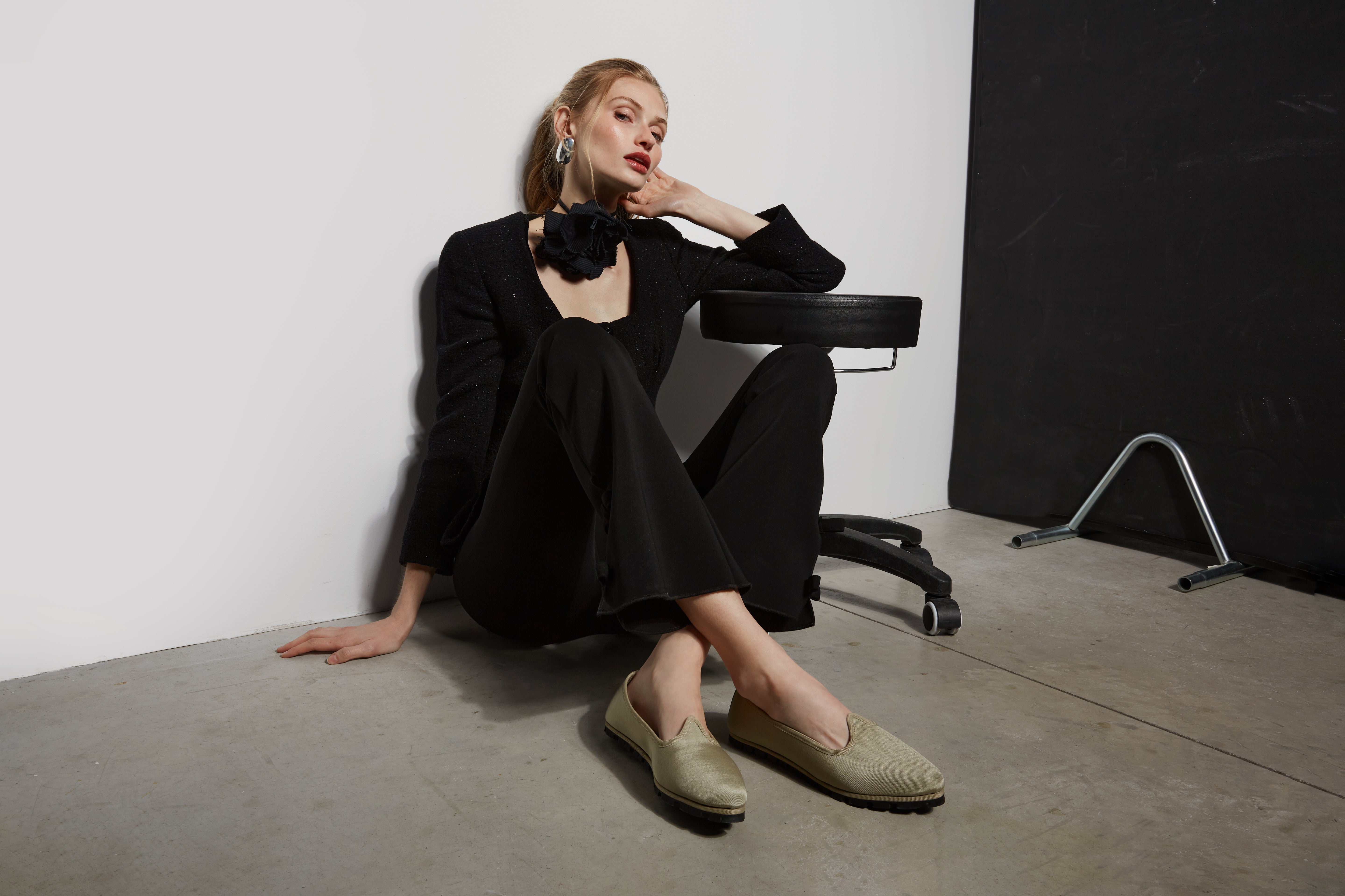 Slippers Pitti Moiré Hielo