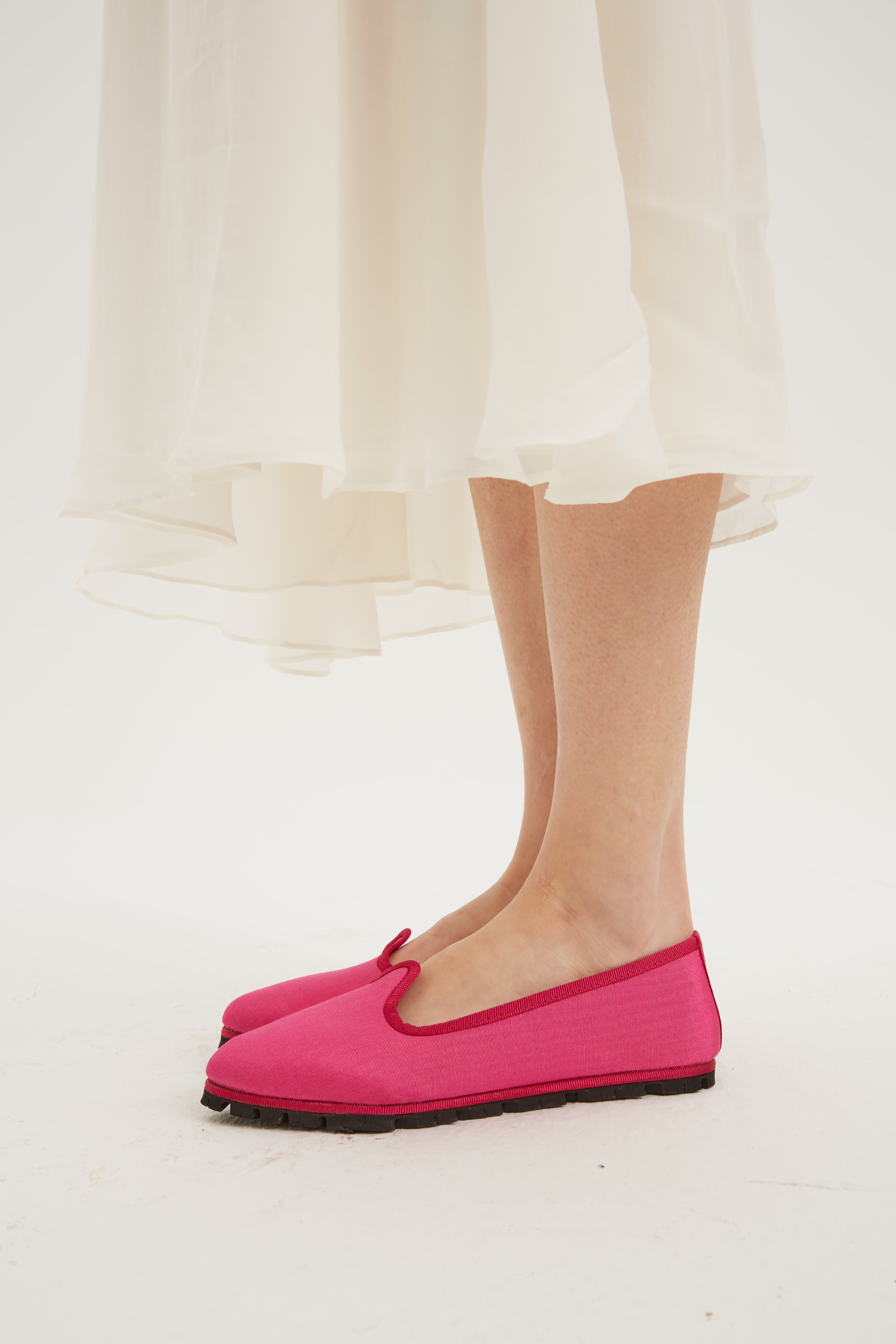 Slippers Pitti Moiré Fucsia