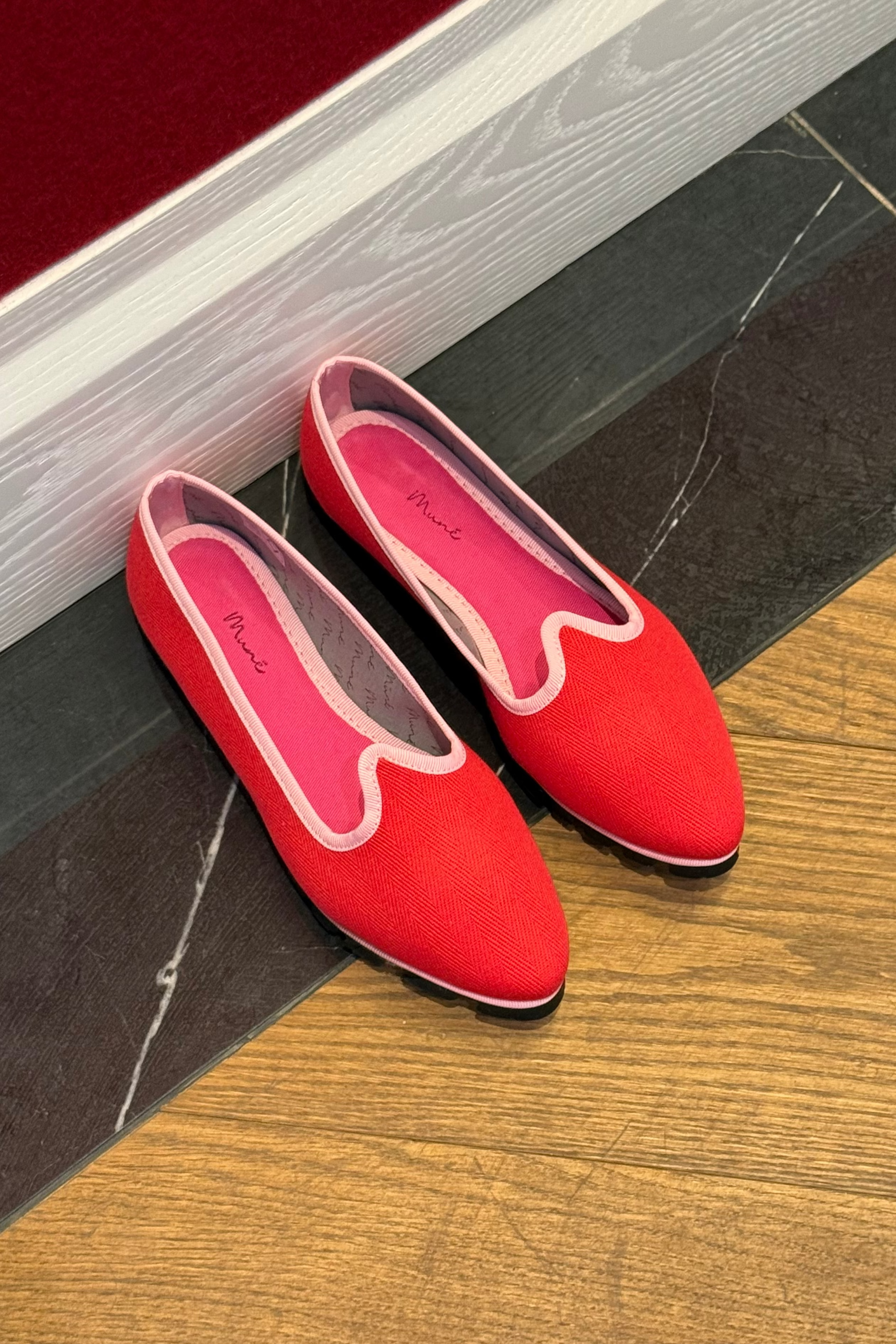 Slippers Pitti Espiga Rojo