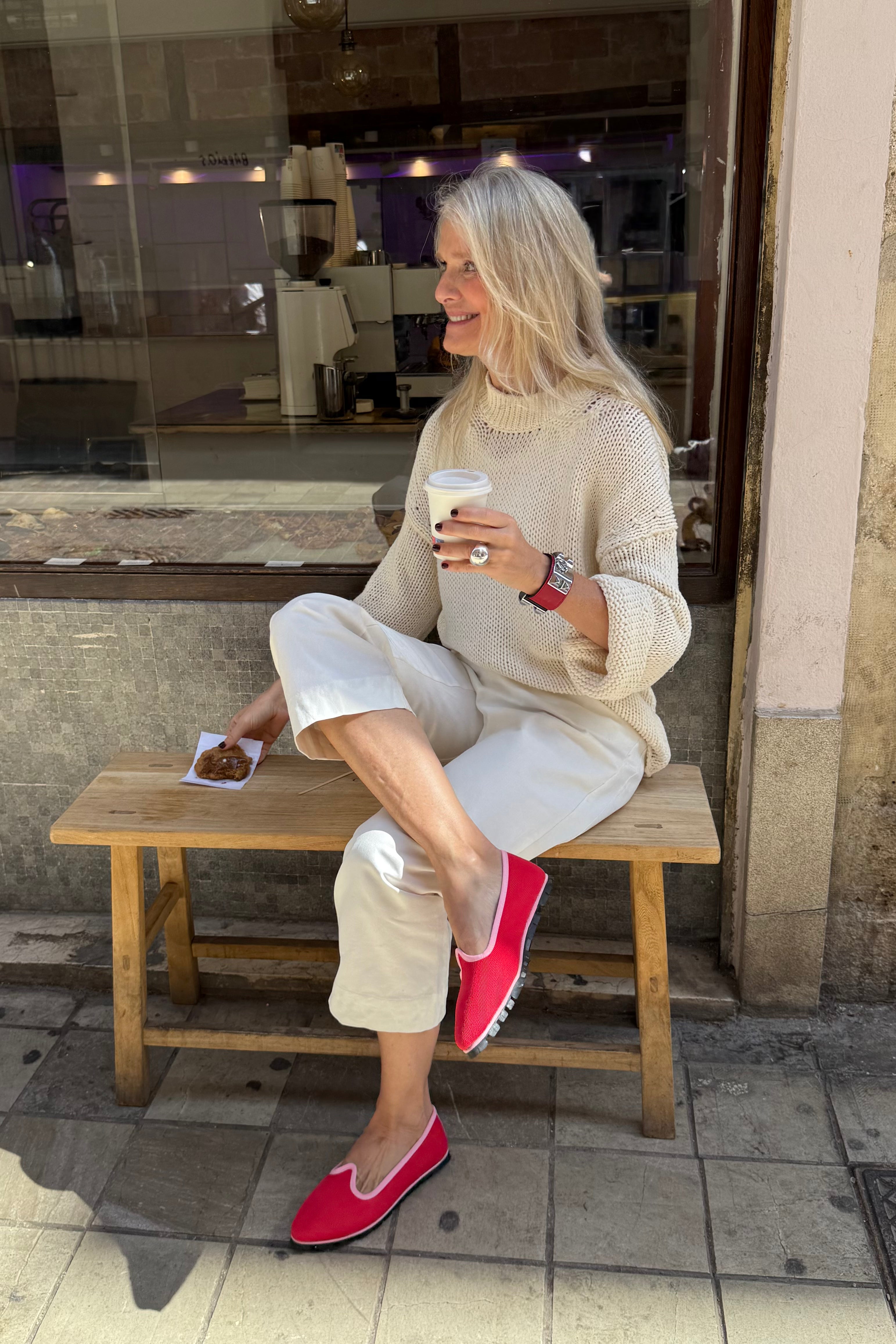 Slippers Pitti Espiga Rojo