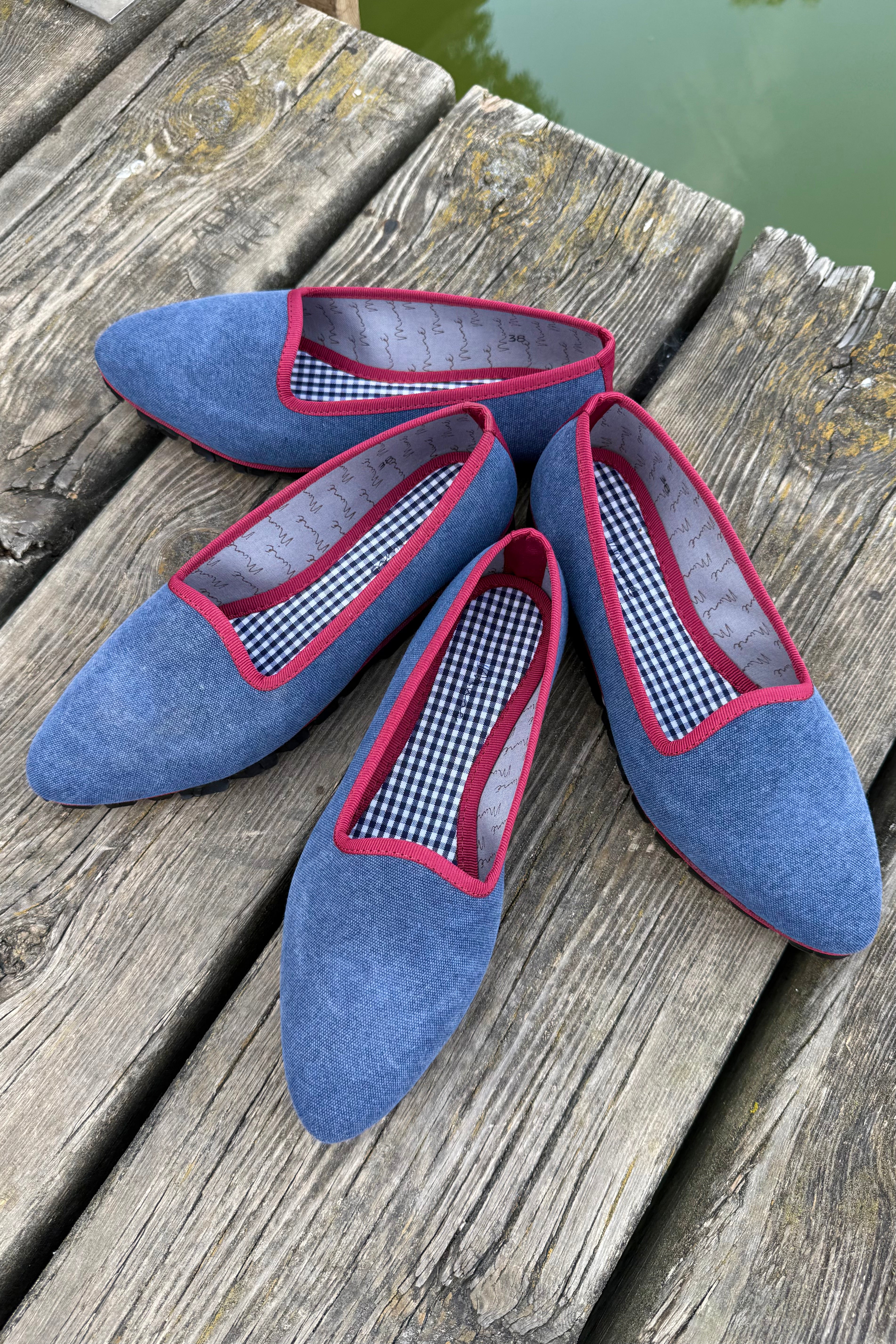 Slippers Lona Plomo