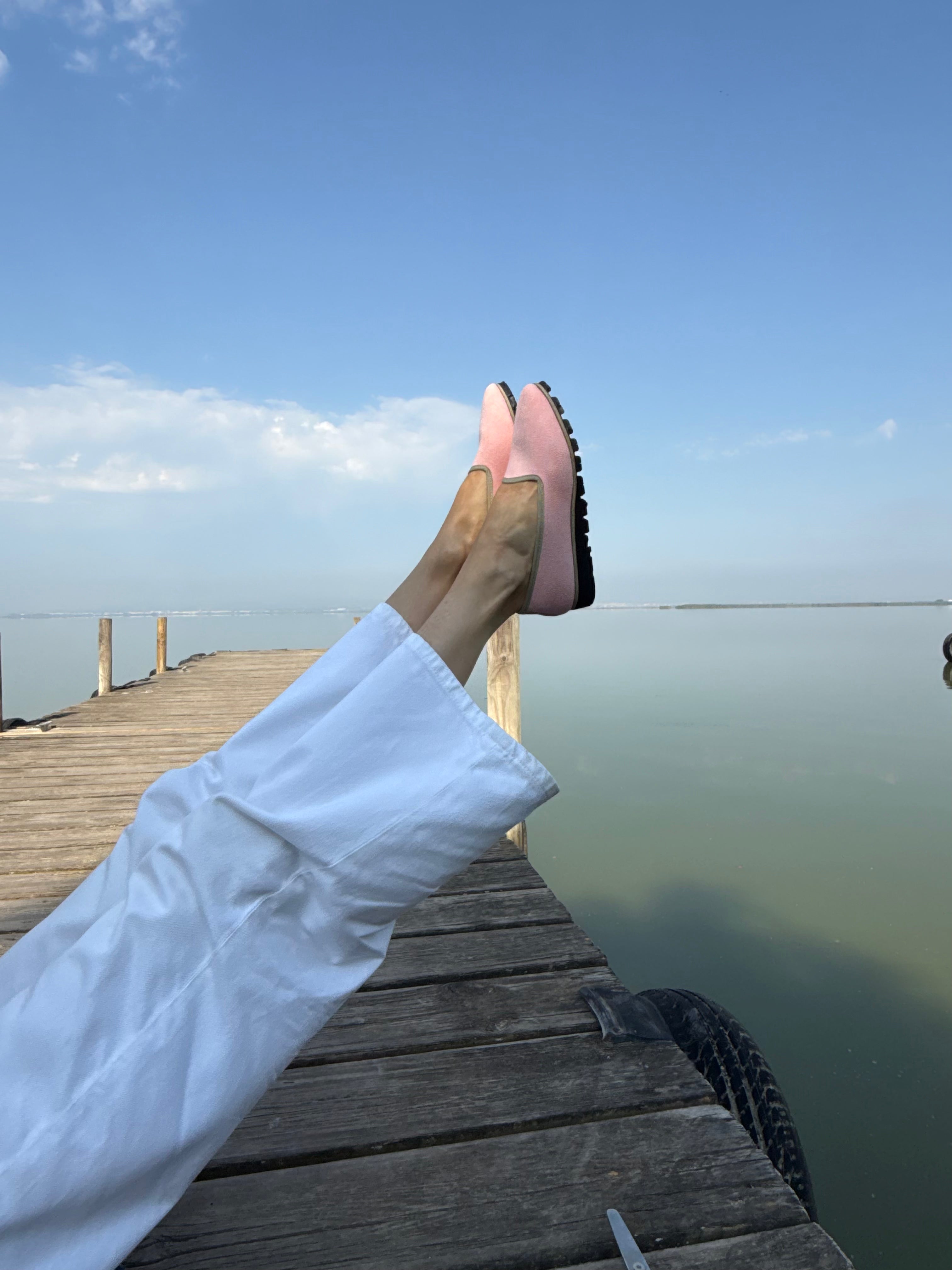 Slippers Lona Rosa Plus