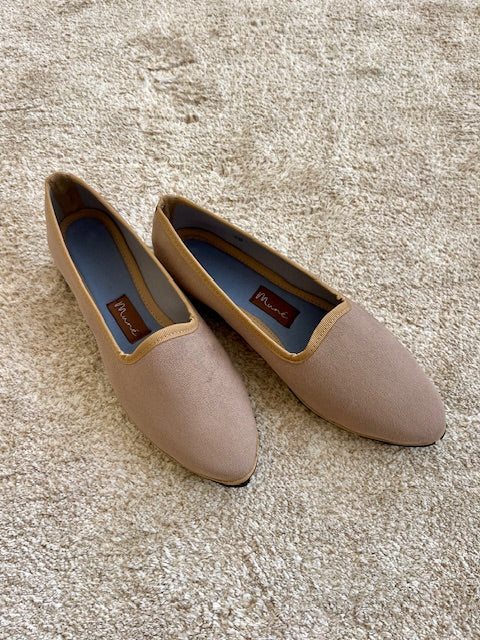 Slippers Terciopelo Beige