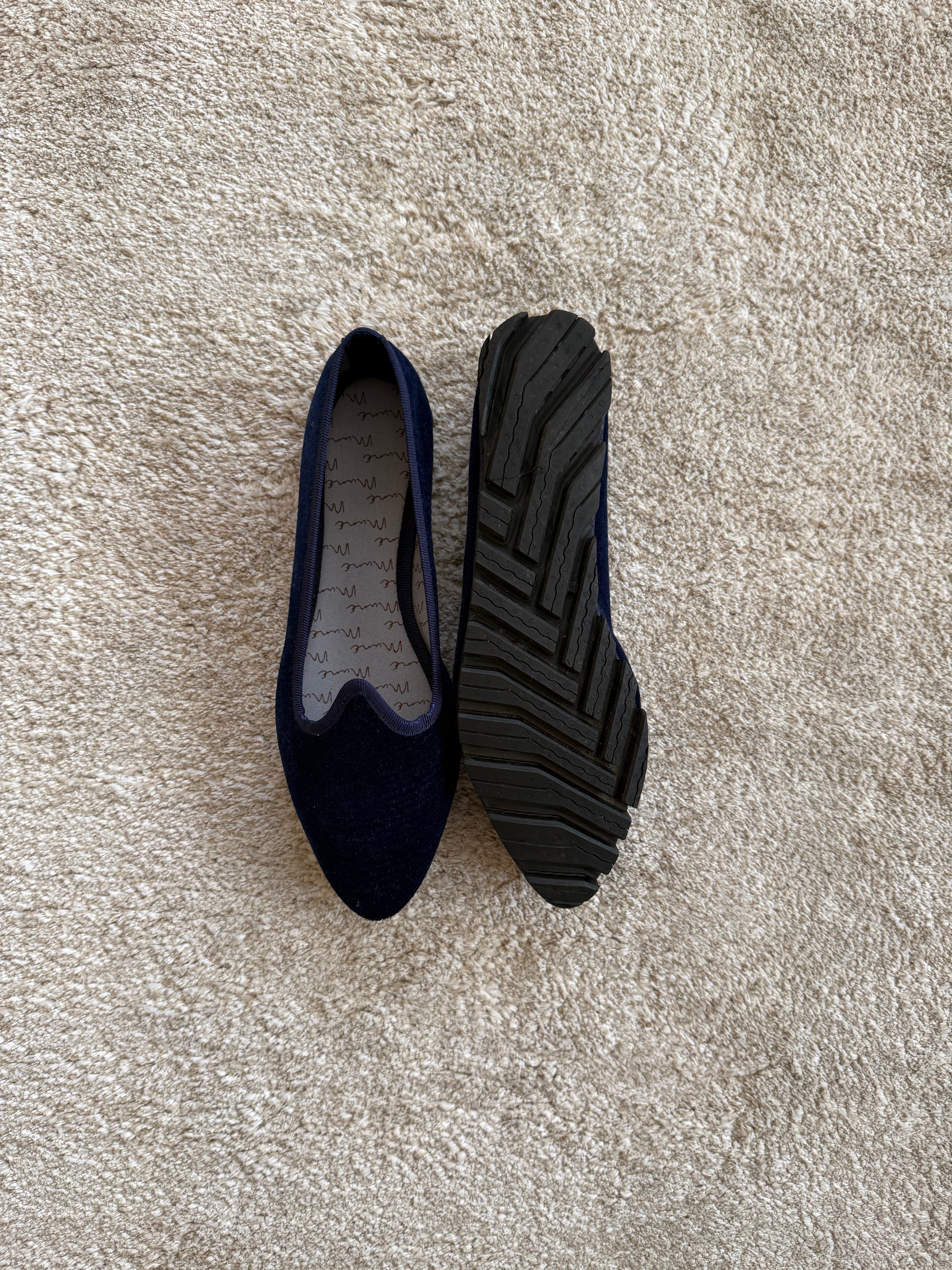 Slippers Pitti Terciopelo Marino