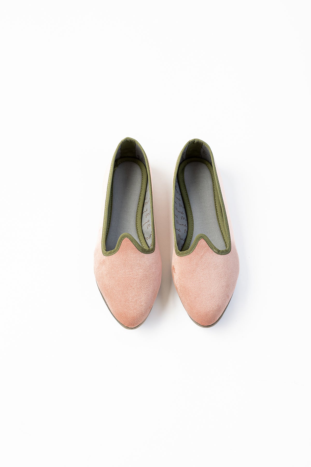 Slippers Pitti Terciopelo Rosa Palo