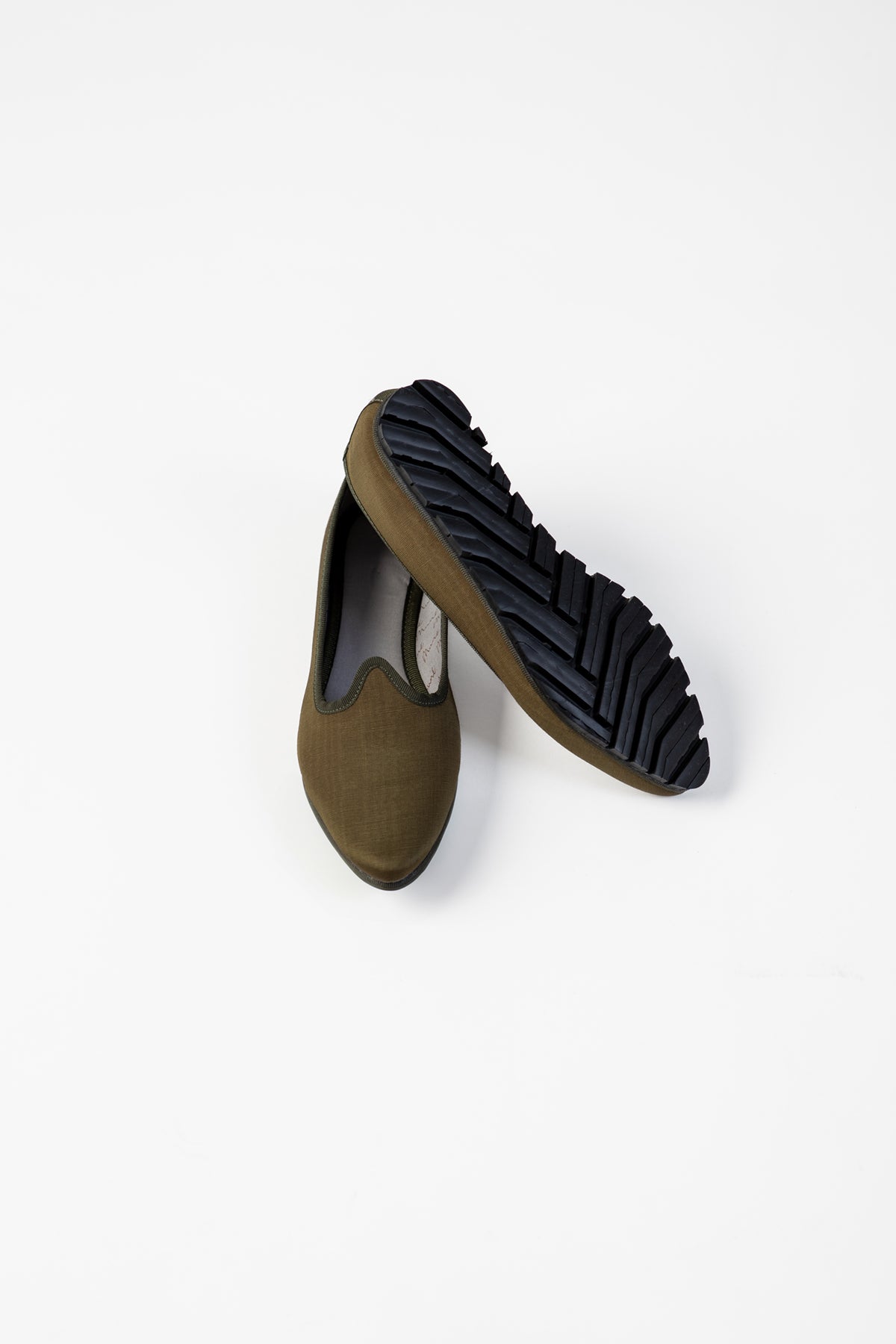 Slippers Pitti Moiré Kaki