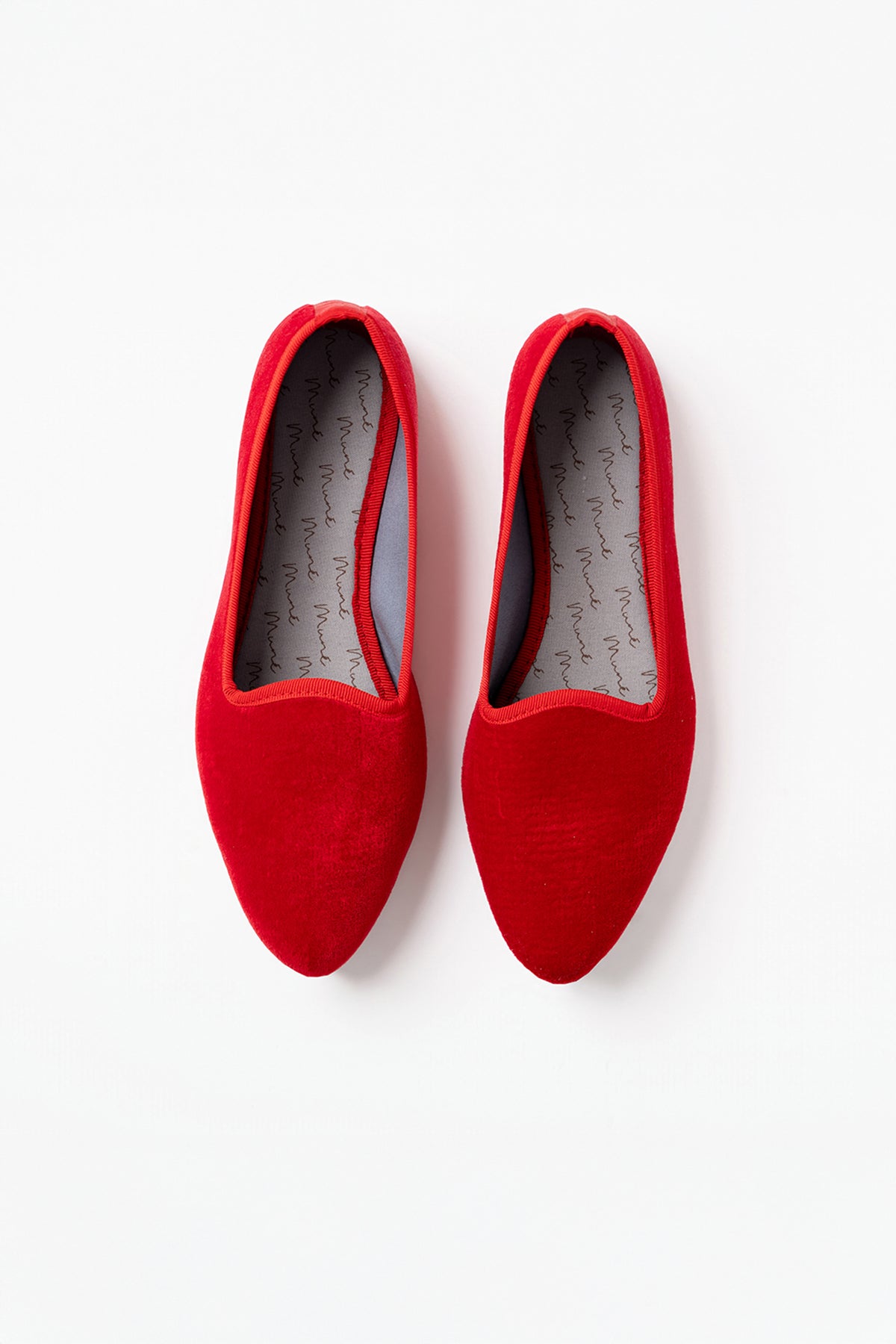 Slippers Terciopelo Rojo