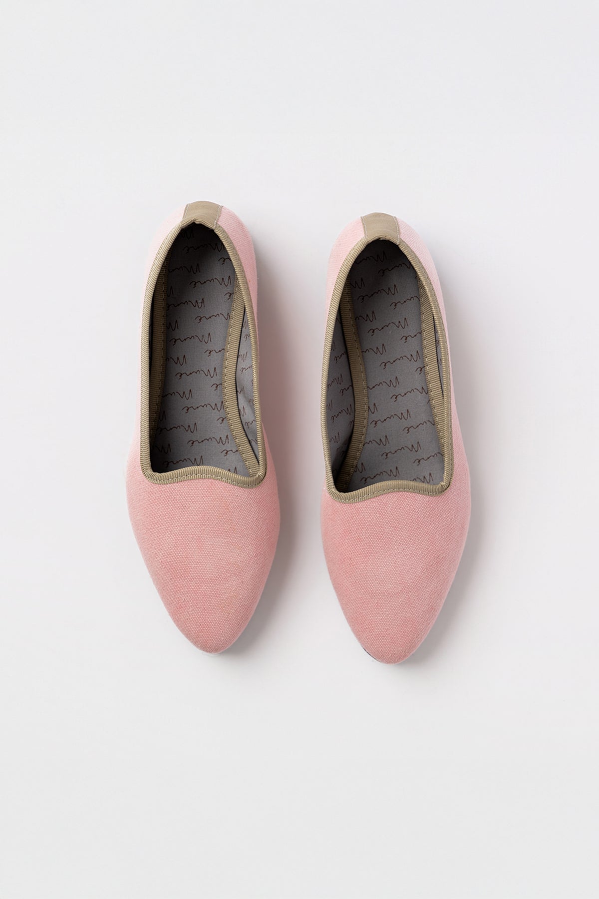 Slippers Lona Rosa
