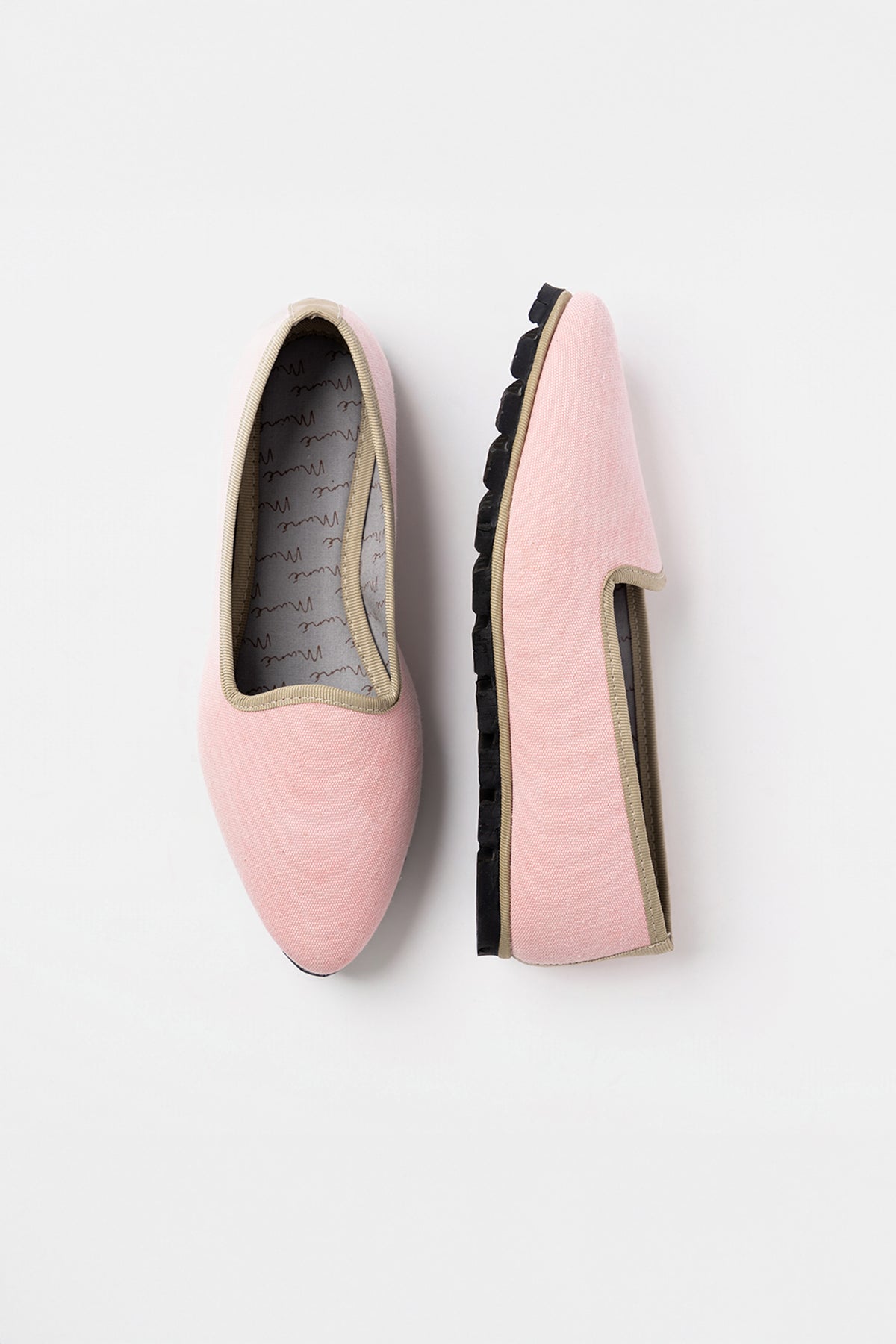 Slippers Lona Rosa