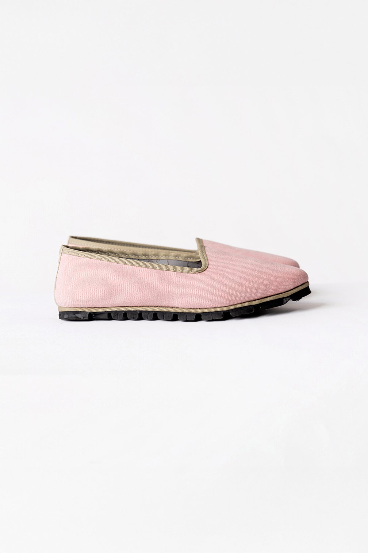 Slippers Lona Rosa