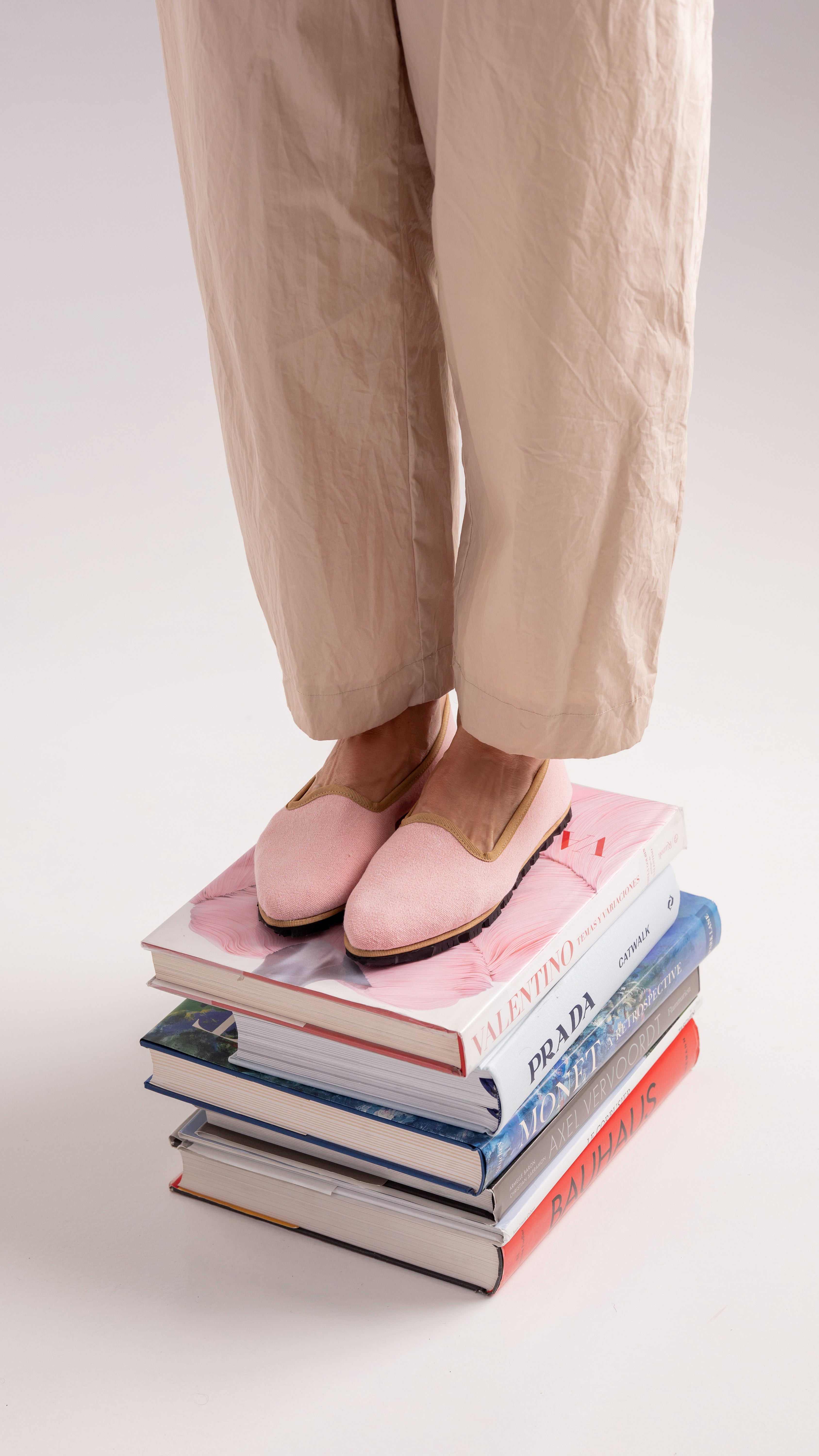 Slippers Lona Rosa Plus