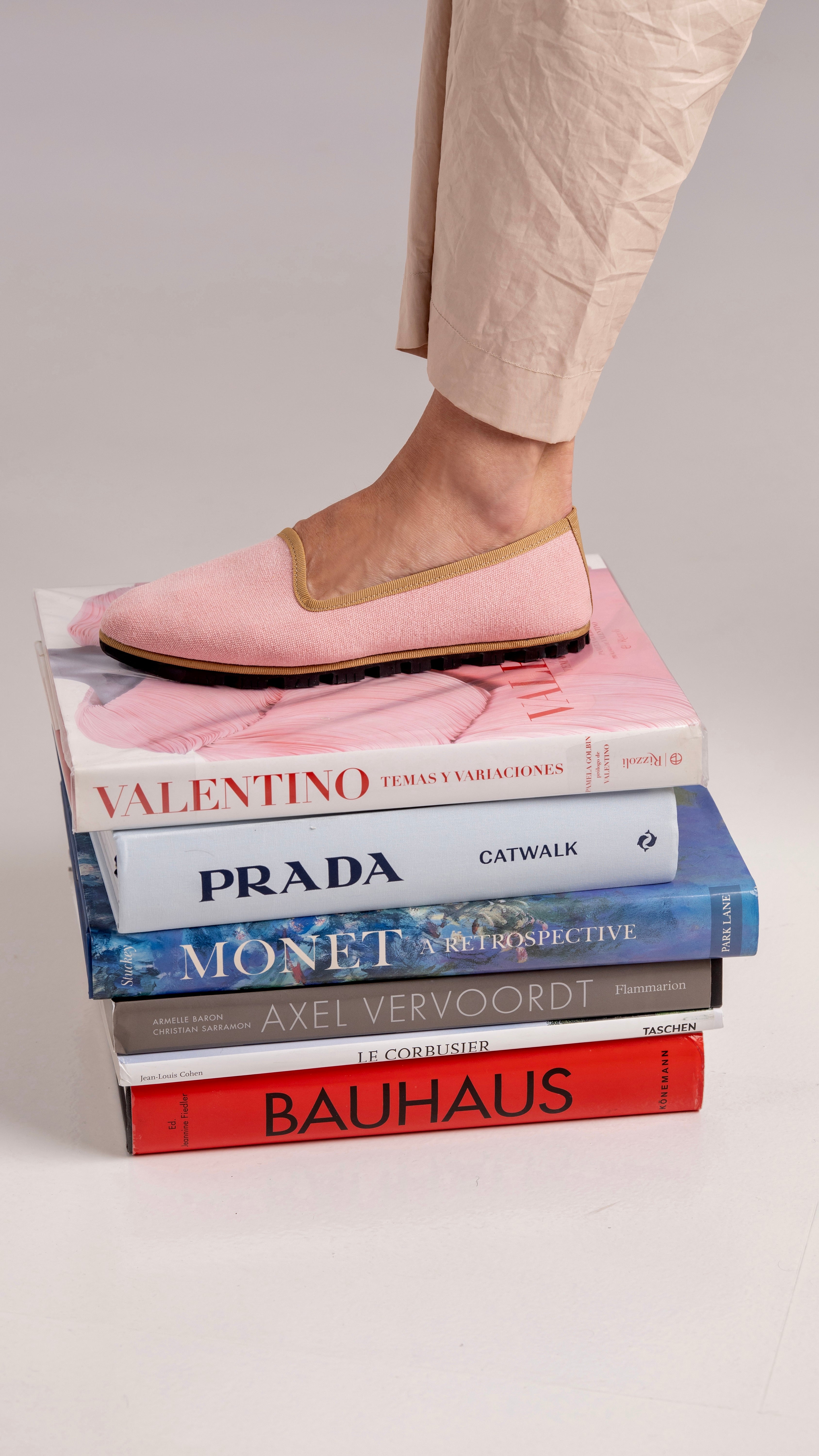 Slippers Lona Rosa