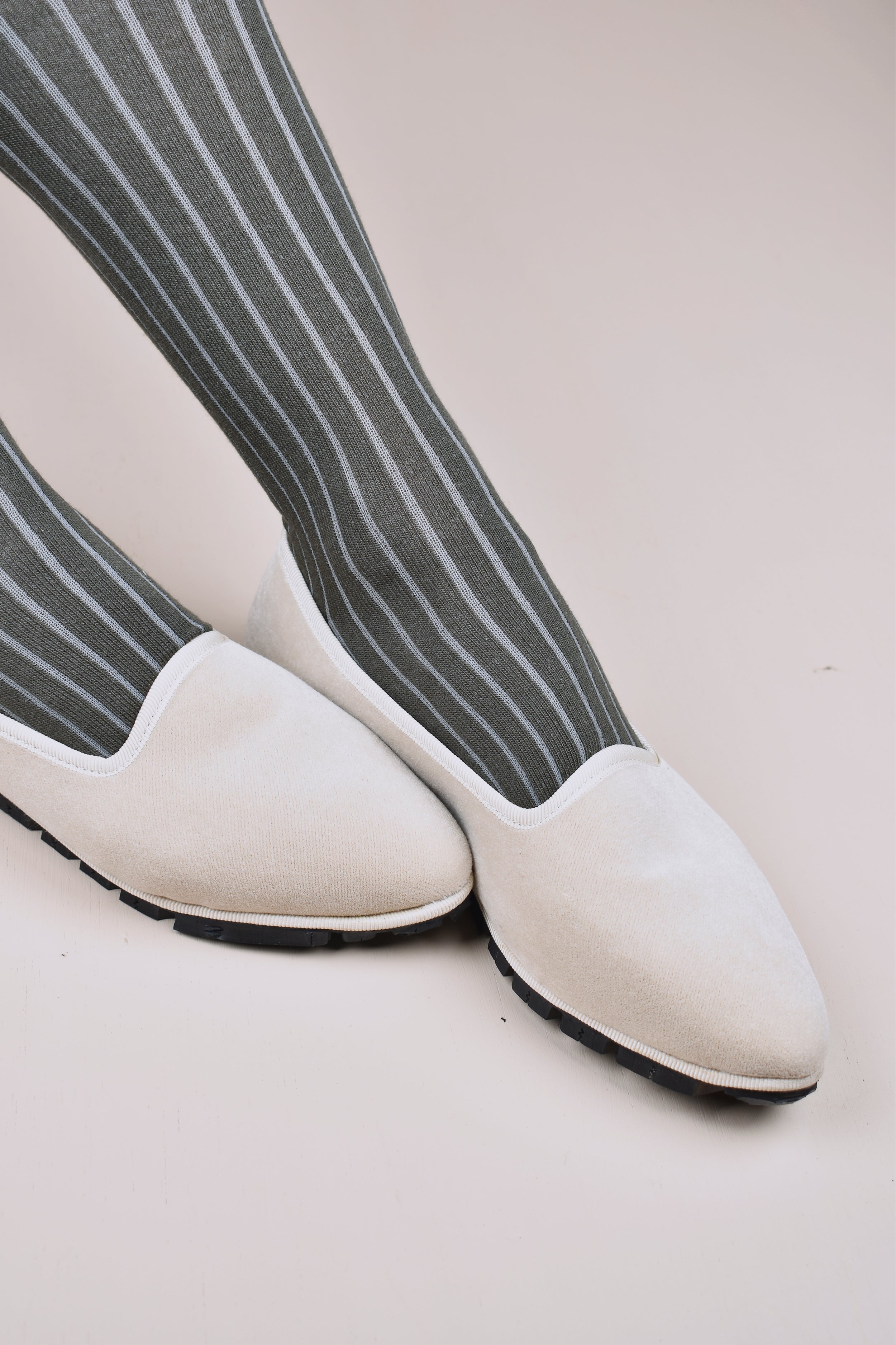 Calcetines rayas gris CL100 - Leonardi