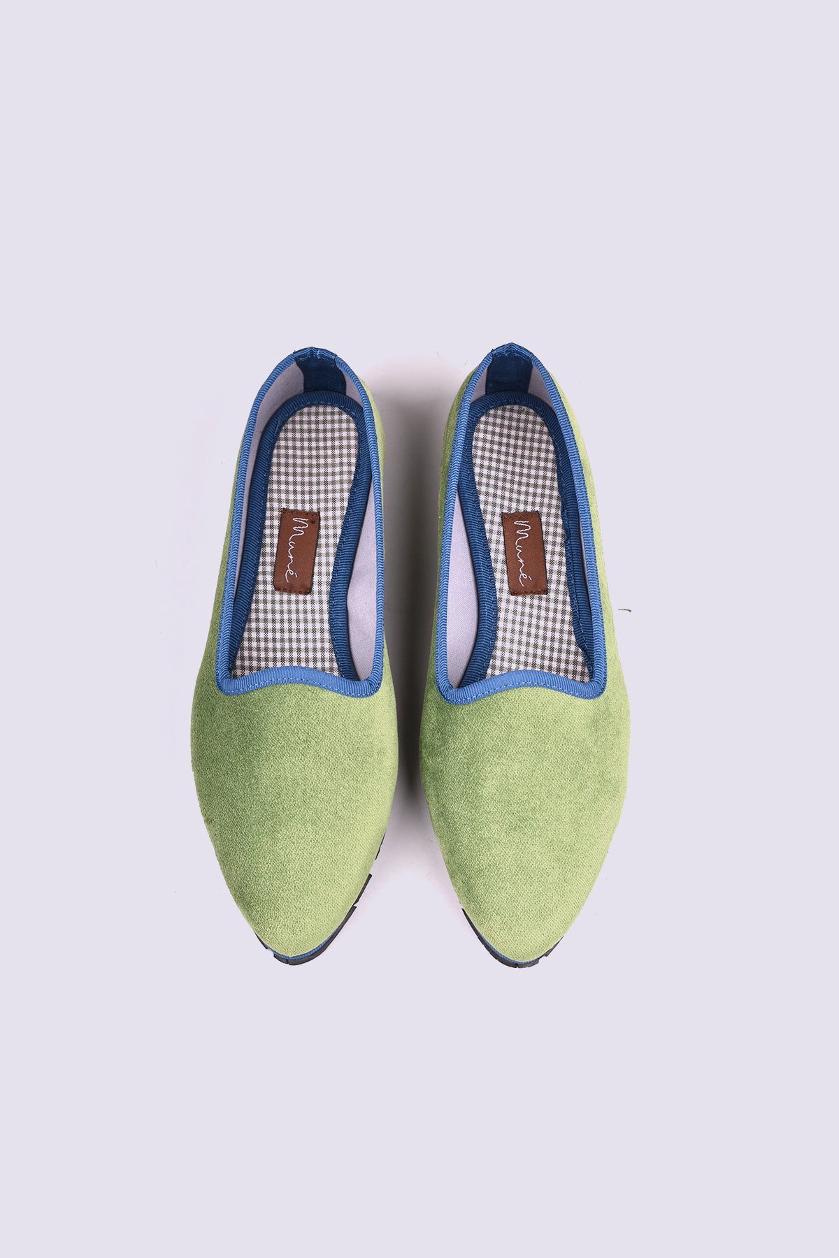 Slippers Terciopelo Verde Plus